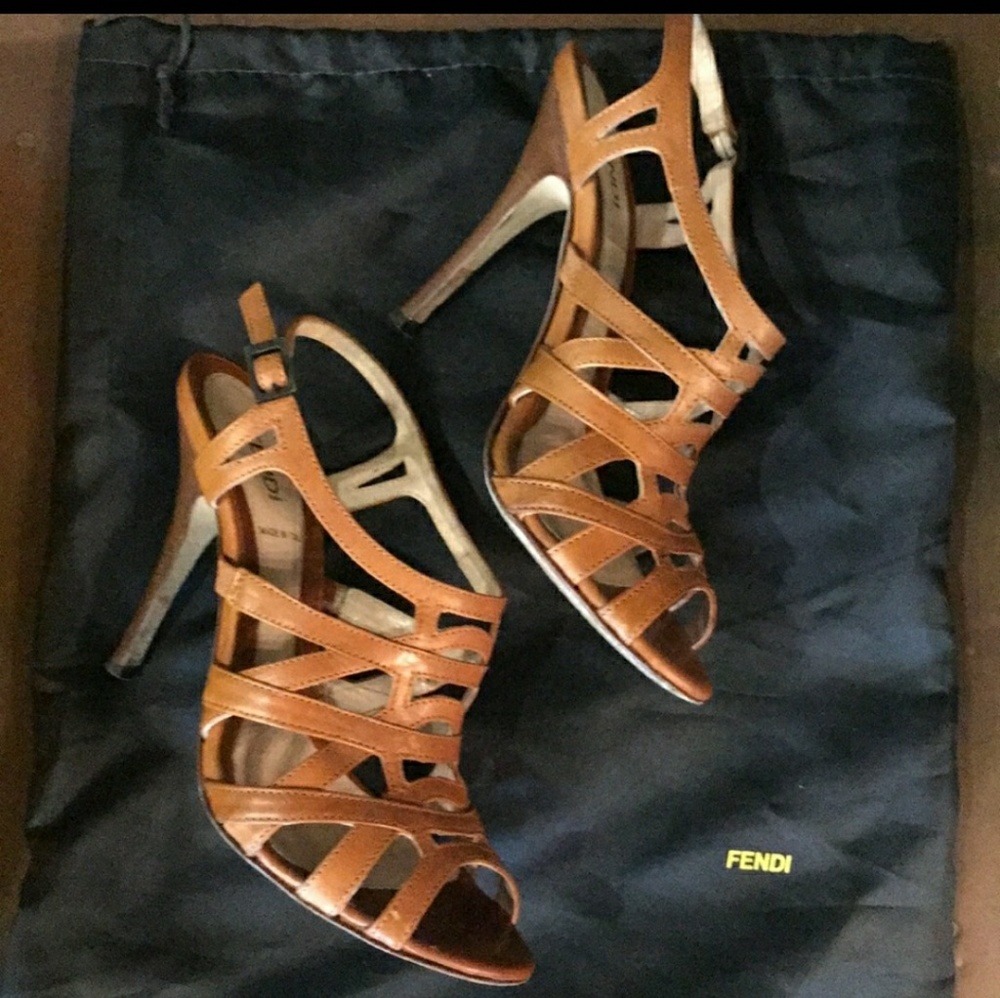 Fendi heels sandals